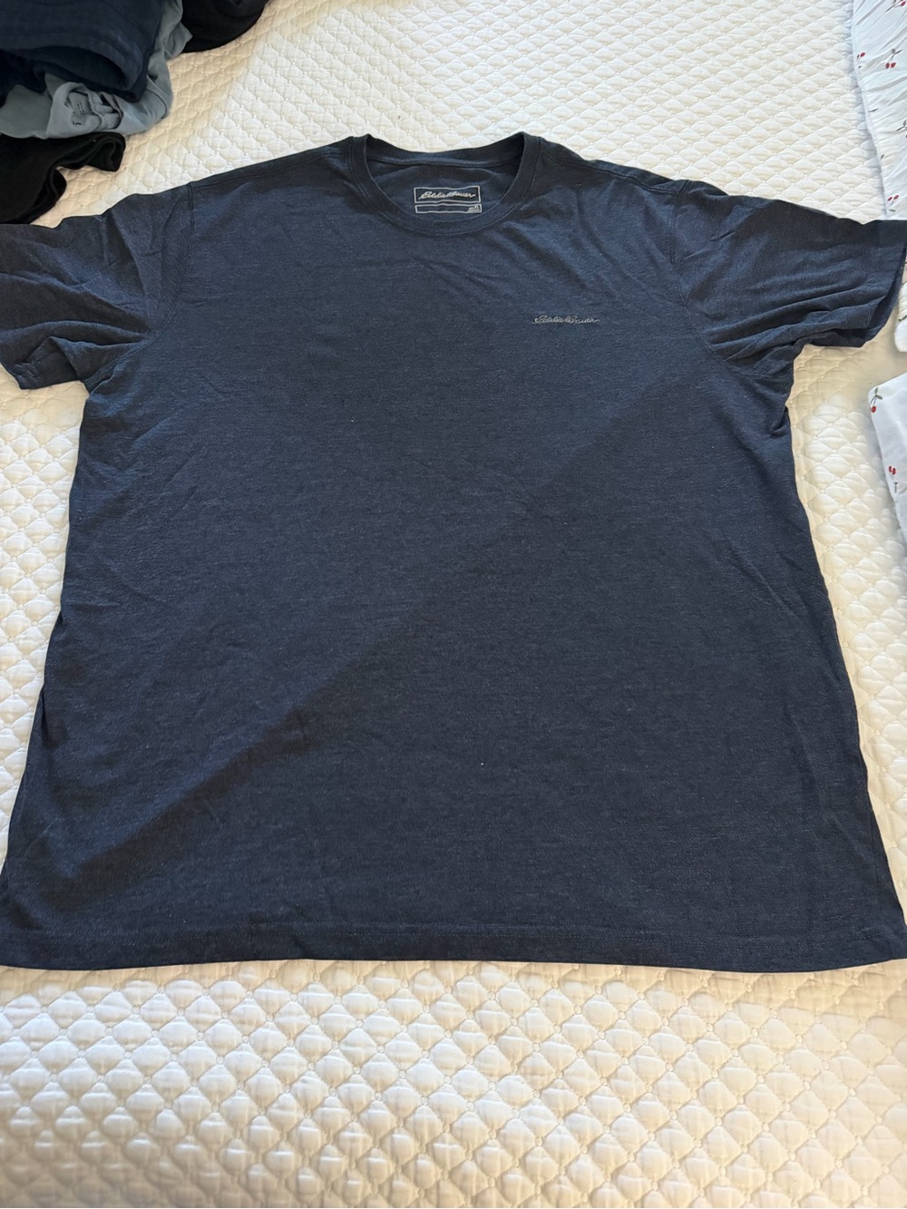 Eddie Bauer Dark Blue Crew Neck Short Sleeve Tee
